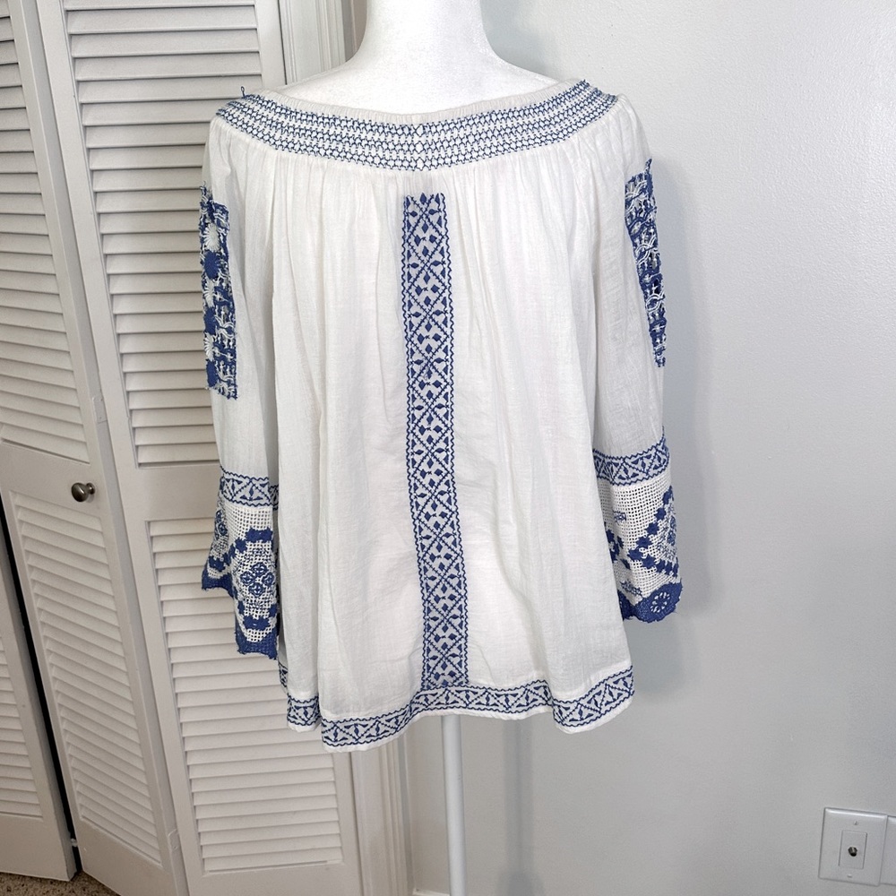 Free People Silver Springs Peasant Top - Picture 9 of 12